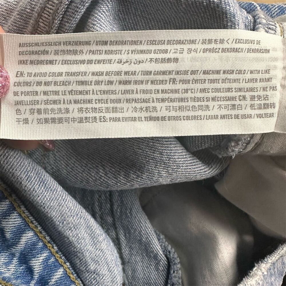 Abercrombie & Fitch Women's Curve Love 90s Straight Ultra High Rise Jeans Size 0 - Picture 7 of 10